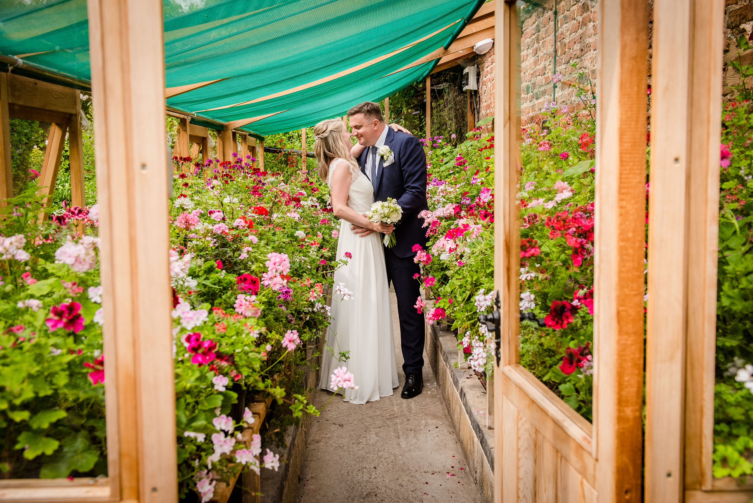 Birtsmorton-Court-Worcestershire-Wedding-Photography-Greenhouse-Flowers Birtsmorton Court Worcestershire Wedding Photography Greenhouse
