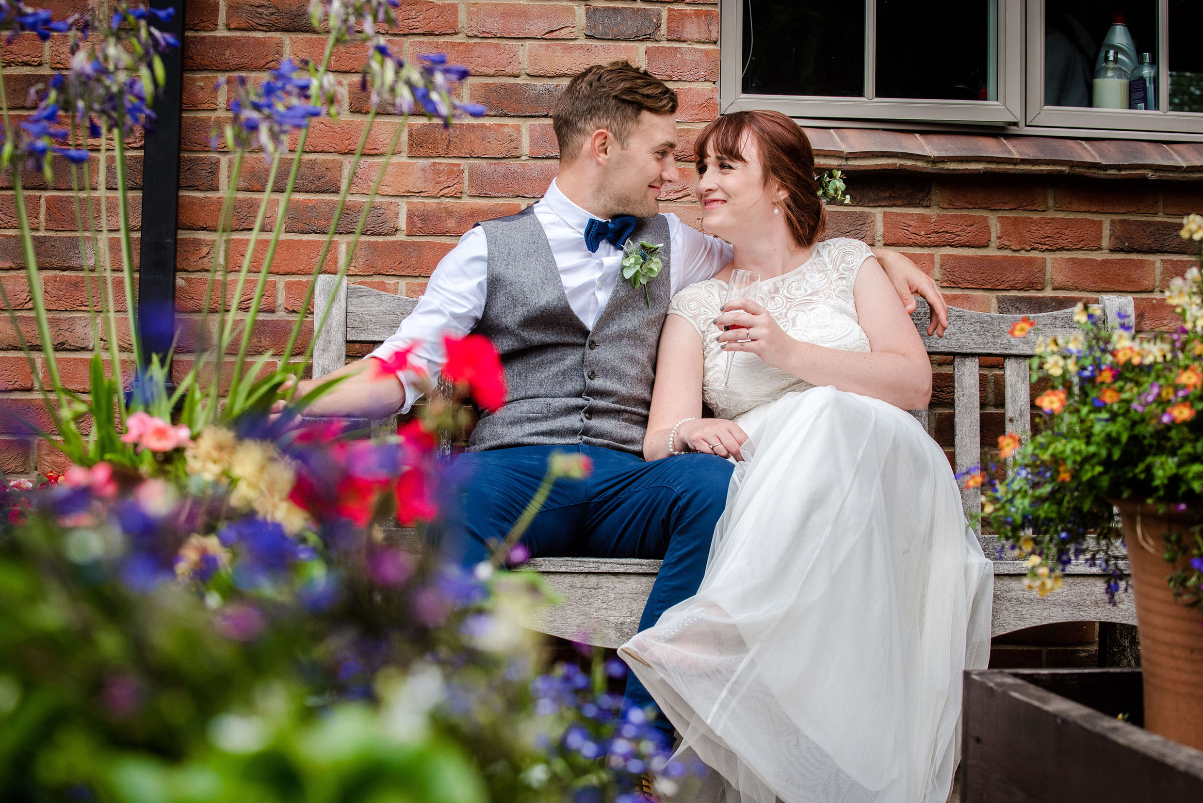Wedding-Photography-Gloucestershire-Couple-Flowers-077 Gloucestershire Wedding Photography Bride Groom Natural